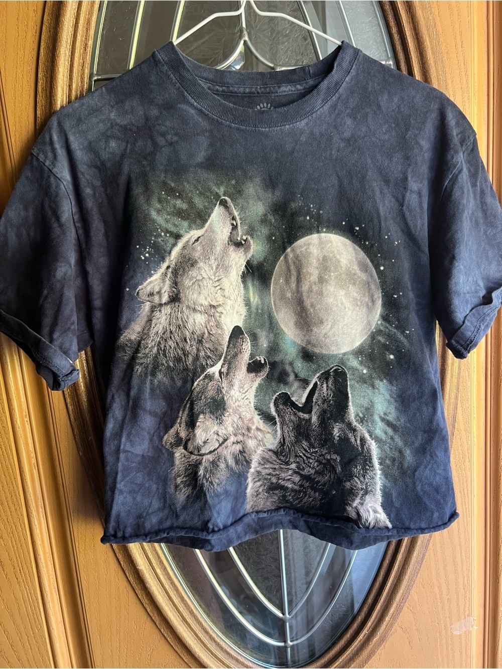 The Mountain Brand - Navy Blue Wolf Moon Tee (Medium)